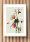 Mixed Flowers Wall Art – Watercolour Floral Print | NI Nordic